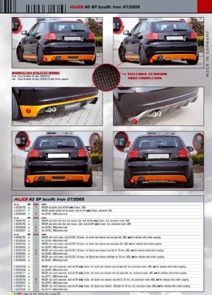Audi - A3 8P - Rie Body Kits facelift 3