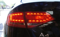 Audi A4 B8 09-12 LED OEM Red Clear Taillights
