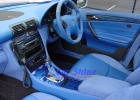Mercedes - W203 - Custom Interior Blue Pattern