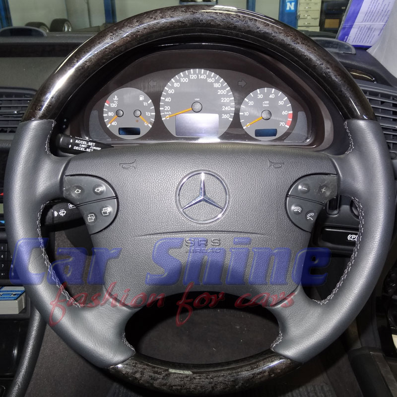 Mercedes wood steering wheel repair