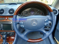 Mercedes - W209 - Pacific Blue Steering Wheel 3