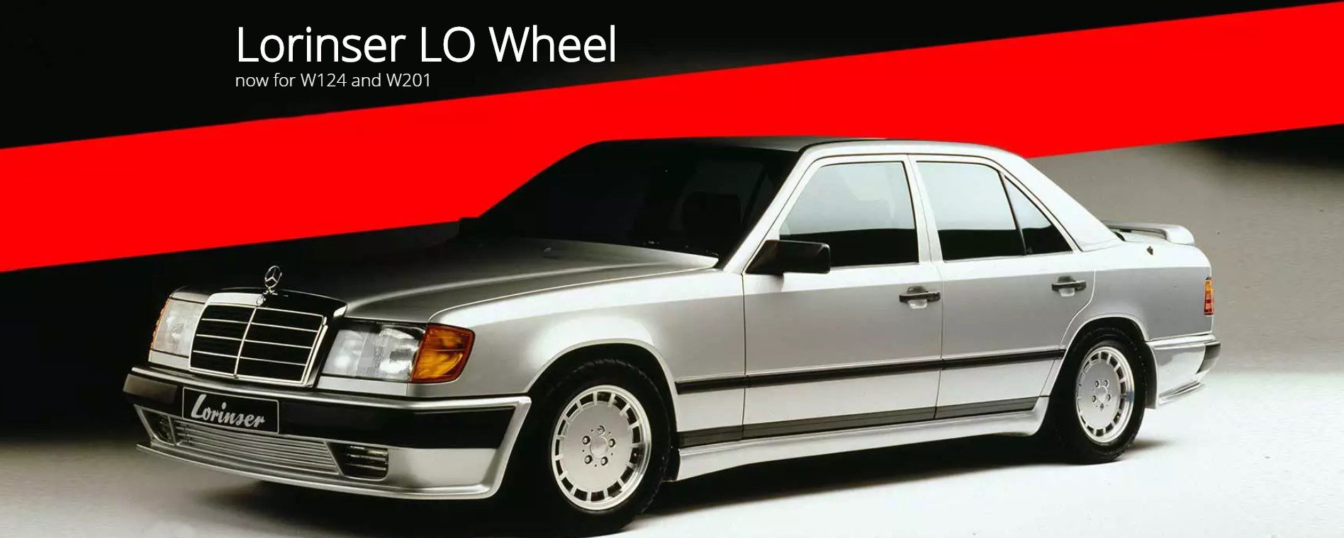 W124 and W201 Lorinser LO Wheels