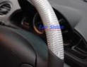 Mercedes - R230 Accessories - Silver Carbon Fibre Steering Wheel closeup