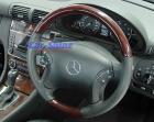 Mercedes - W203 Accessories - Wood & Leather Steering Wheel