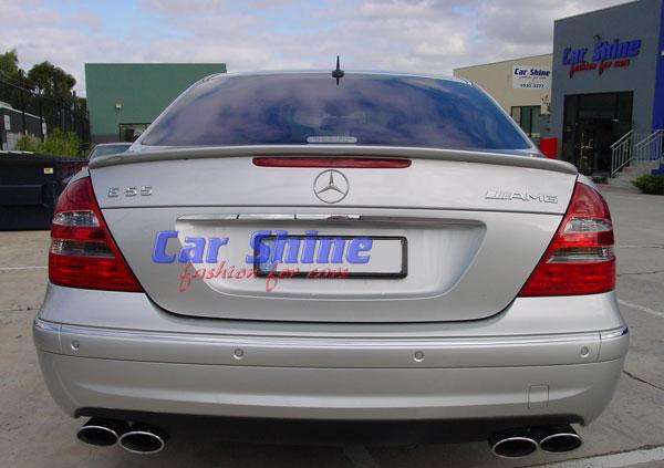 TRUNK SPOILER 03-08 Fit FOR MERCEDES BENZ W211 E320 E55 A TYPE PAINTED 